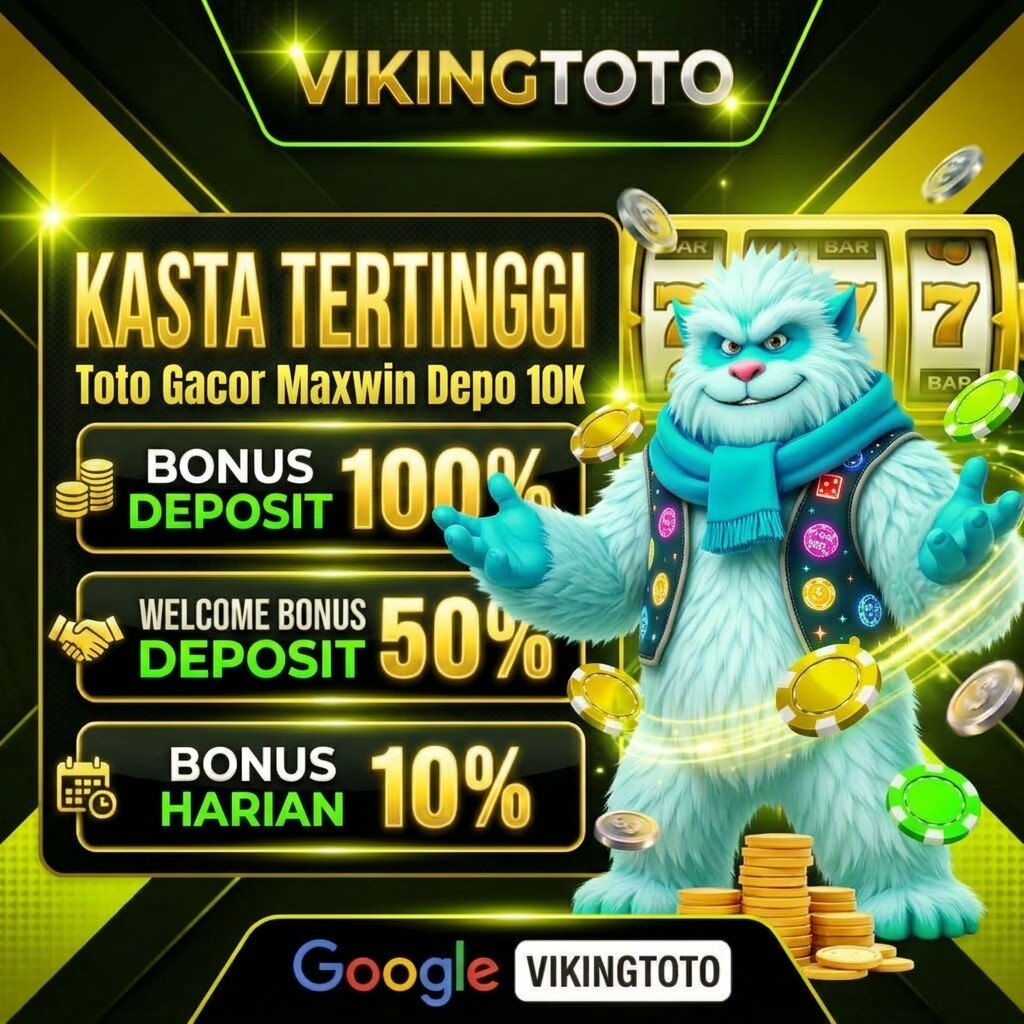 VIKINGTOTO - Kasta Tertinggi Situs Toto Gacor Bersama Slot Thailand Maxwin Depo 10K Resmi image 1